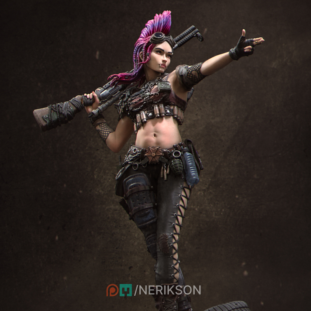 Ramona The Wasteland Warrior [presupported]